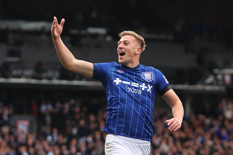 Liam Delap is being chased by lots of clubs who want to lure him away from Ipswich Town. Photograph: Julian Finney/Getty Images