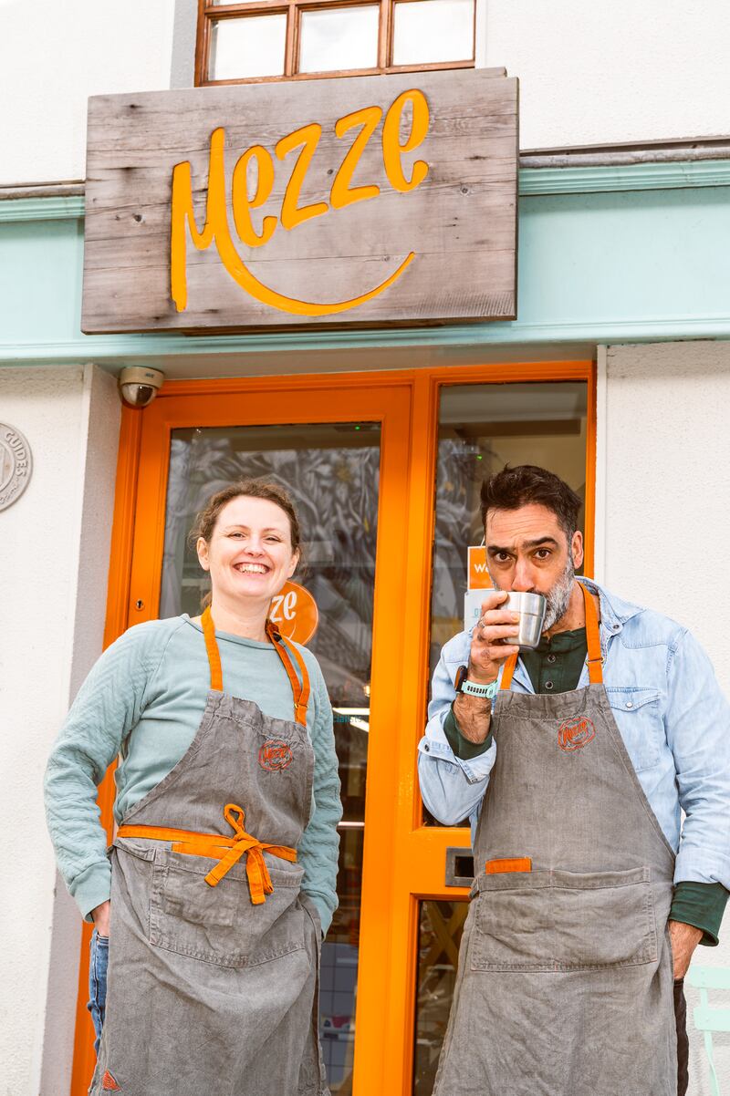 Nicola Crowley and Dvir Nusery of Mezze in Tramore. Photograph: Matthew Reilly/Matthew Photography