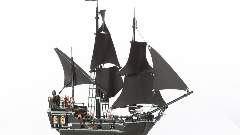 Lego pirate ship. ‘The mother declared it was a donation, because her son had misbehaved, and as a punishment, he was now going to donate his favourite toy to a child who would appreciate it.’ Photograph: Disney