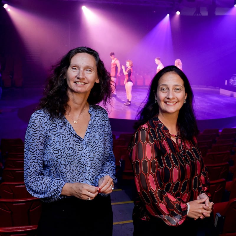 Blinder: Maureen Kennelly with Catherine Martin in 2022, when the TD was minister for culture. Photograph: Maxwell’s