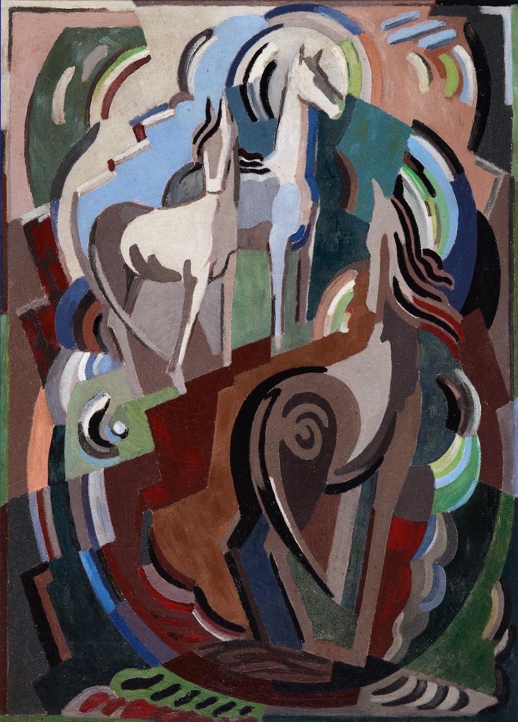 Ian Whyte's favourite painting sold in 2025 is Mainie Jellett’s ‘Achill Horses’ which went under the hammer for €210,000 in May, 2025. Photograph: Gillian Buckley