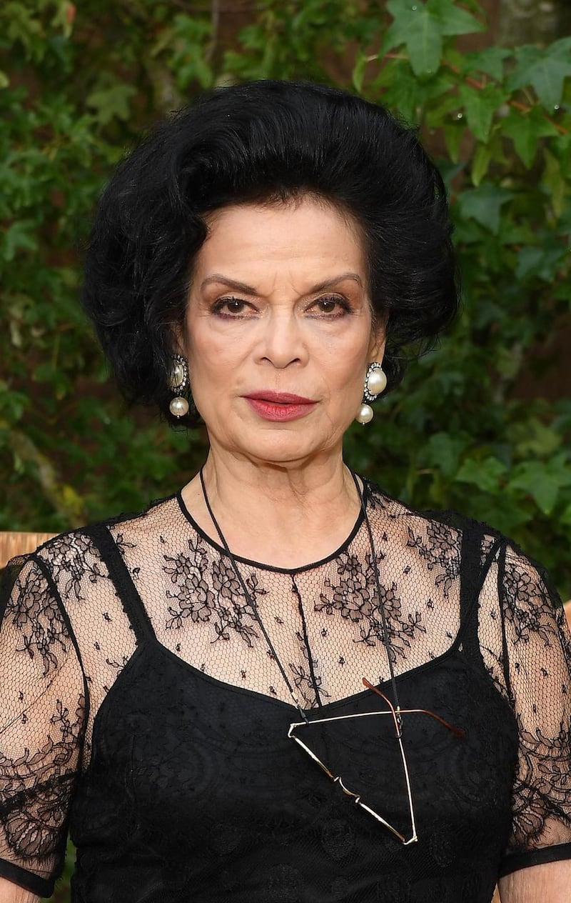Bianca Jagger attends the Christian Dior womenswear Spring/Summer 2020 show on Tuesday. Photograph: Pascal Le Segretain/Getty Images