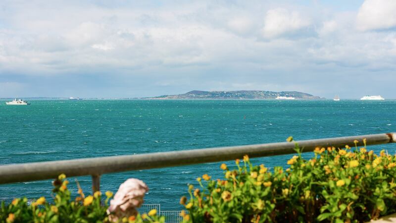 4 Kilmore, Bailey View: the views across Dublin Bay from the apartment’s balcony