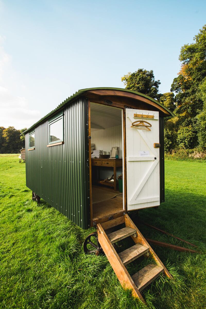Rock Farm on the Slane Castle estate in Co Meath has houses, huts and glamping options