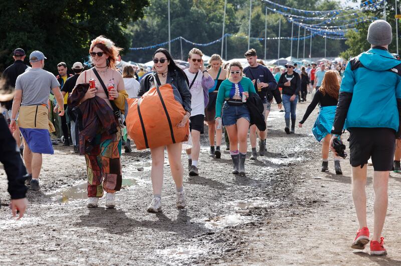 Final day of Electric Picnic. Photograph: Alan Betson
