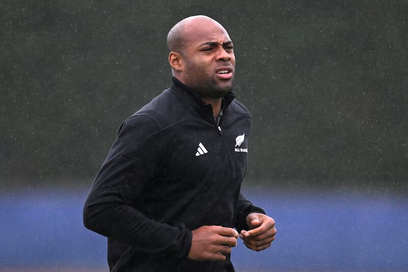 Mark Telea: returns to the All Blacks side for the semi-final against Argentina. Photograph: Hannah Peters/Getty Images