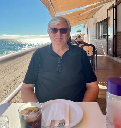 Colman Rushe, who moved to Fuengirola with his wife, Bridget, in 2012