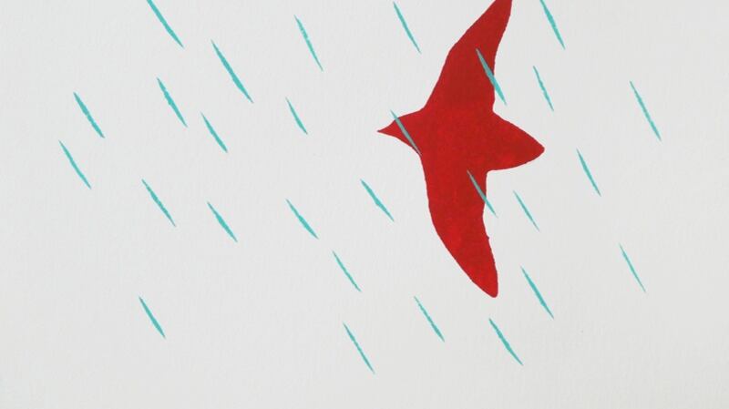 Shower by Takahashi Azusa, showing at the exhibition Shotai at SO Fine Arts Editions, price €100 unframed