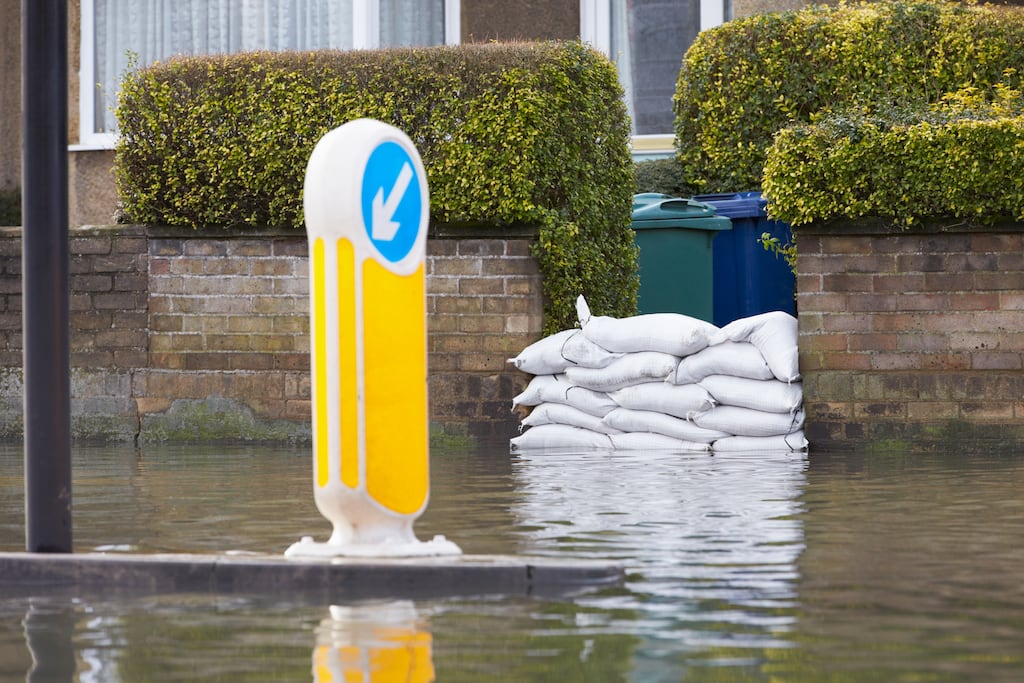 More than seven in 10 respondents say homeowners who have suffered flood damage should be required to introduce flood protection measures before making any future claims. Photograph: iStock