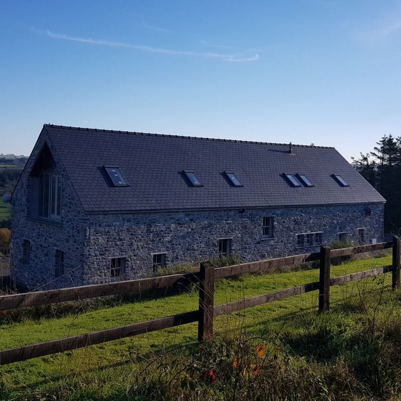 Up for raffle: the Keoghans’ home in Freshford, Co Kilkenny