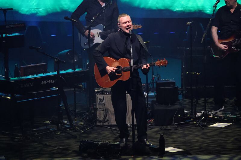 Dublin show: David Gray at 3Arena. Photograph: Dara Mac Dónaill