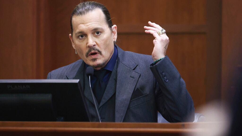 Depp said, ‘Let’s drown her before we burn her’ about ex-wife in 2013 text messages. Photograph: Jim Lo Scalzo/Pool Photo via AP