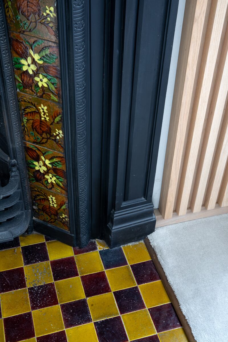 Restored fireplaces
