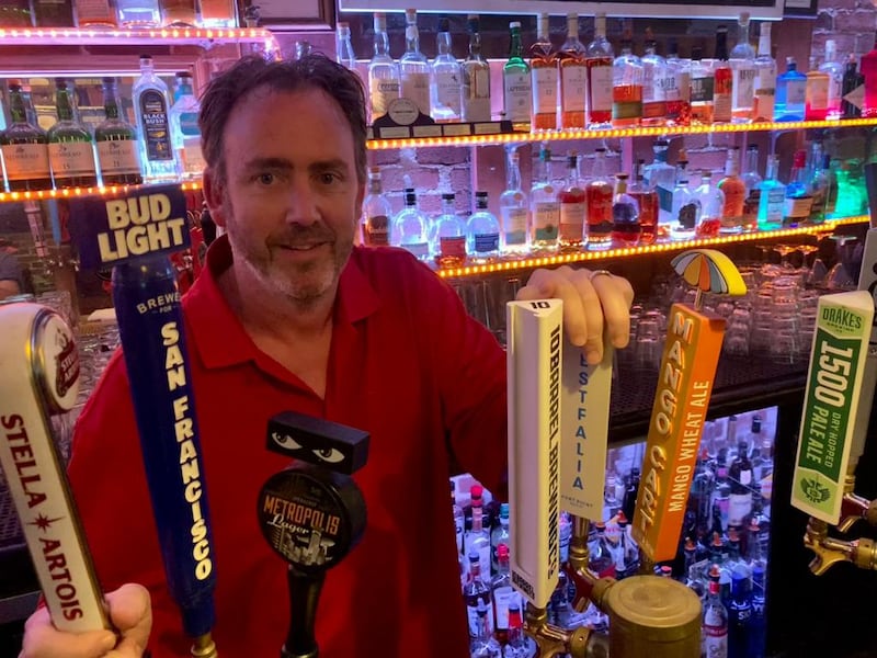 Ronan O’Neill of The Irish Bank pub in downtown San Francisco