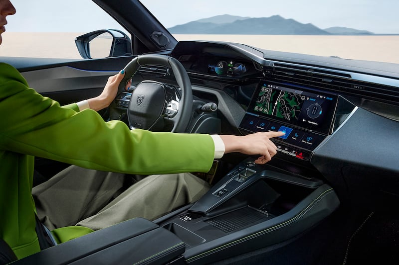 Interior features the firm's latest i-cockpit controls