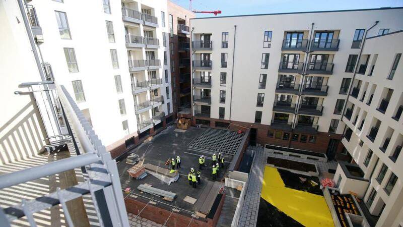 Charlemont Street regeneration: 79 social-housing units will shortly be ready. Photograph: Nick Bradshaw