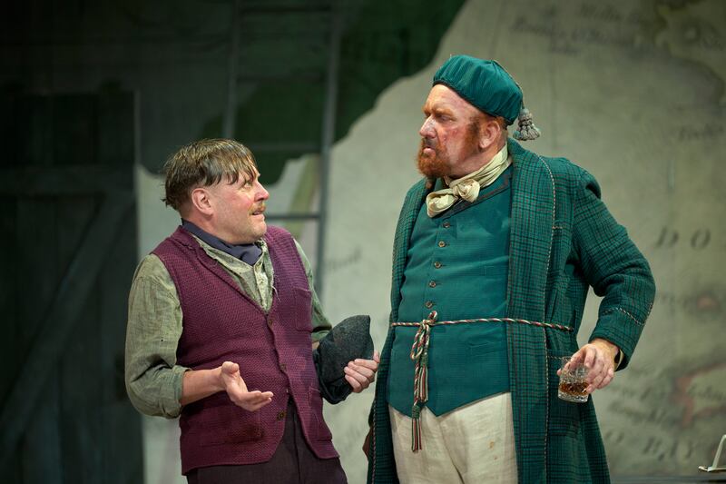 Jamie Beamish as Harvey Duff and Rory Nolan as Corry Kinchela in Druid Theatre Company's revival of Dion Boucicault's play. Photograph: Ros Kavanagh