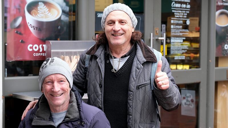 Tony Wyatt and Pietro Riccio  in ReadingPhotograph: Ric Mellis