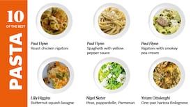 Ten of the best pasta recipes from chefs Paul Flynn, Domini Kemp and Nigel Slater