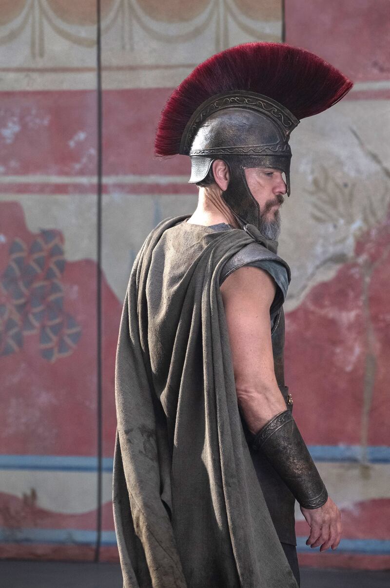 The Odyssey: Matt Damon as Odysseus in Christopher Nolan's film. Photograph: Melinda Sue Gordon/Universal