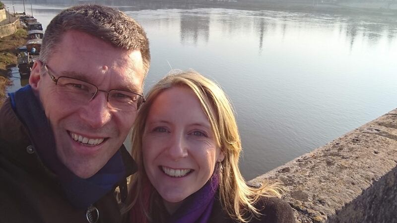 Willo Renehan and Mandy Murphy: the couple bought a six-bedroom house in the Loire wine region last year