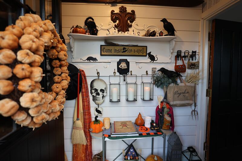 Emma Edmonds's Halloween-themed cottage in Ashford, Wicklow.  Photograph: Nick Bradshaw