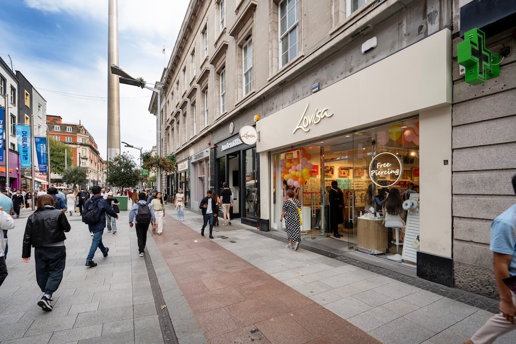 5 GPO Buildings, Henry Street, Dublin 1 is occupied by the jewellery brand Lovisa