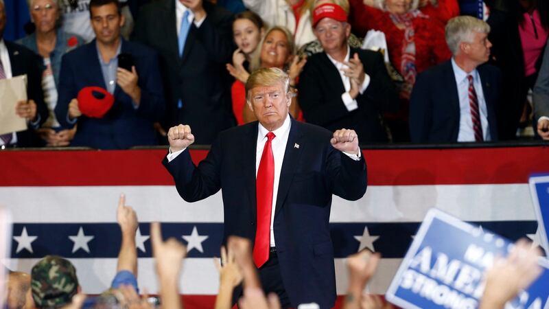 President Donald Trump:  rural areas of Florida voted for him in big numbers in 2016. Photograph: Butch Dill/AP
