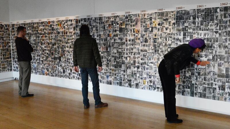 A Gallery of Photograaphy exhibition, Man on the Bridge, part of the collection of Arthur Fields. Photograph: Cyril Byrne