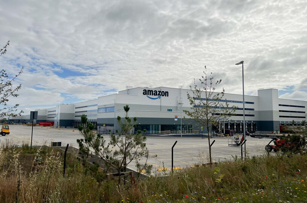 The Amazon fulfilment centre at Baldonnell Business Park in Dublin. Photograph: Sasko Lazarov/RollingNews.ie