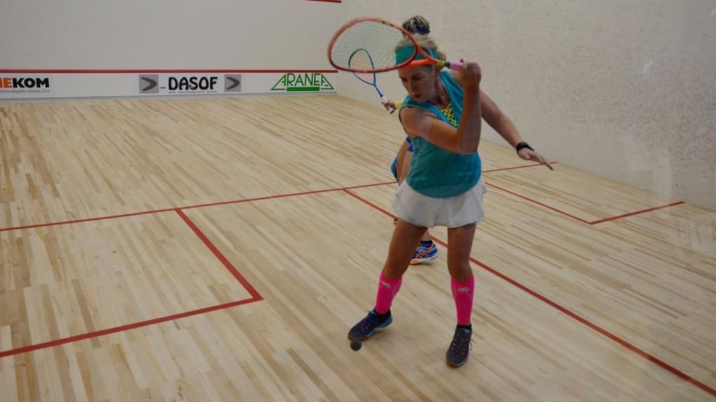 Orla Doherty became the oldest woman to represent a national squash team when she played for Ireland aged 48