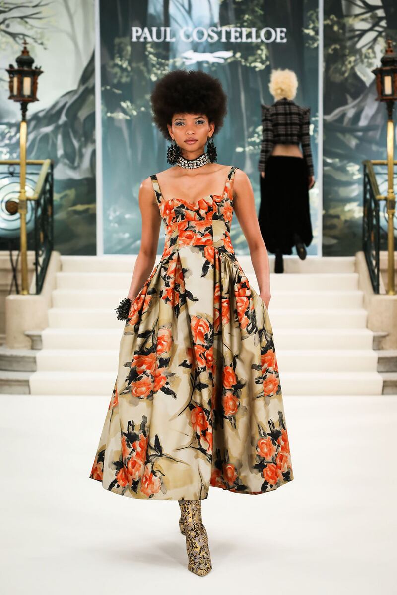 A design from Paul Costelloe’s AW22 collection. Photograph: Paul Costelloe/Trace PR