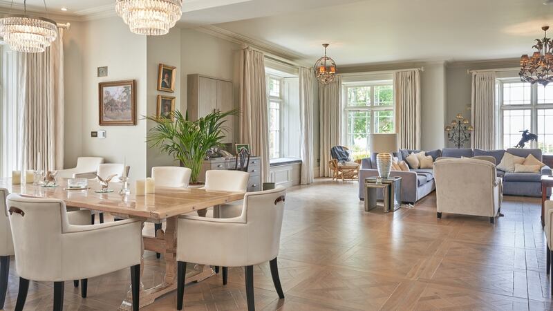 Dining and living area