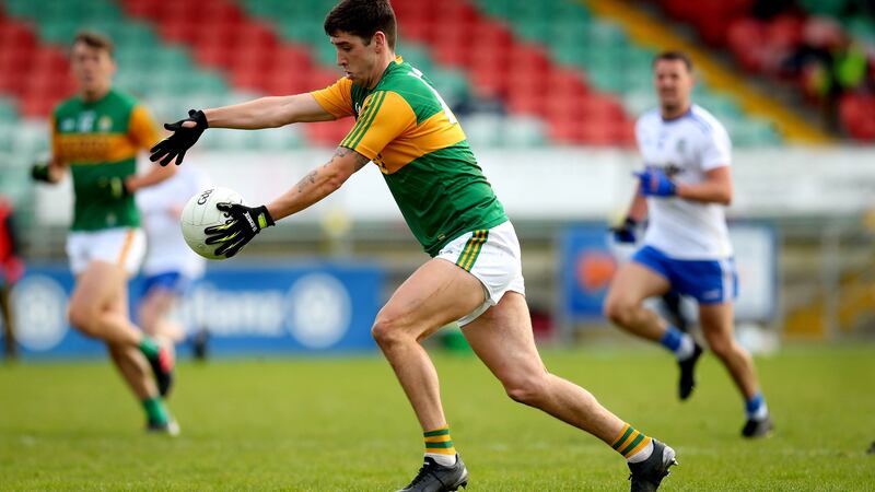 Tony Brosnan in action for Kerry against Monaghan in the Allianz Football League Division 1 match in  Inniskeen. Photograph: Ryan Byrne/Inpho