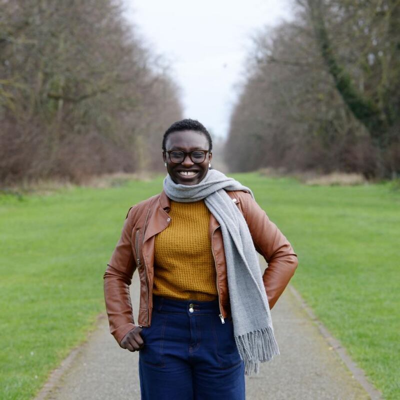 Spoken word artist  Felicia Olusanaya, aka Felispeaks. Photograph: Alan Betson