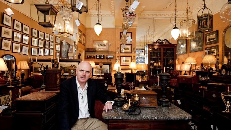 Martin Fennelly, antiques dealer,  Francis Street, Dublin