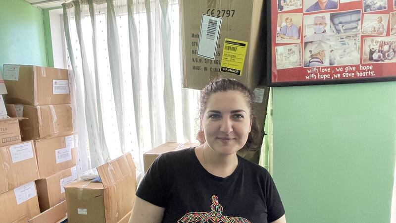 Ketevan Gamisonia, an anaesthesiologist and intensive care doctor at Kharkiv’s Zaitsev institute of general and emergency surgery