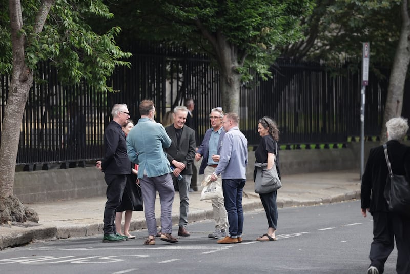 Steven Coogan attended Glen Hansard's funeral. Photograph: Enda O'Dowd