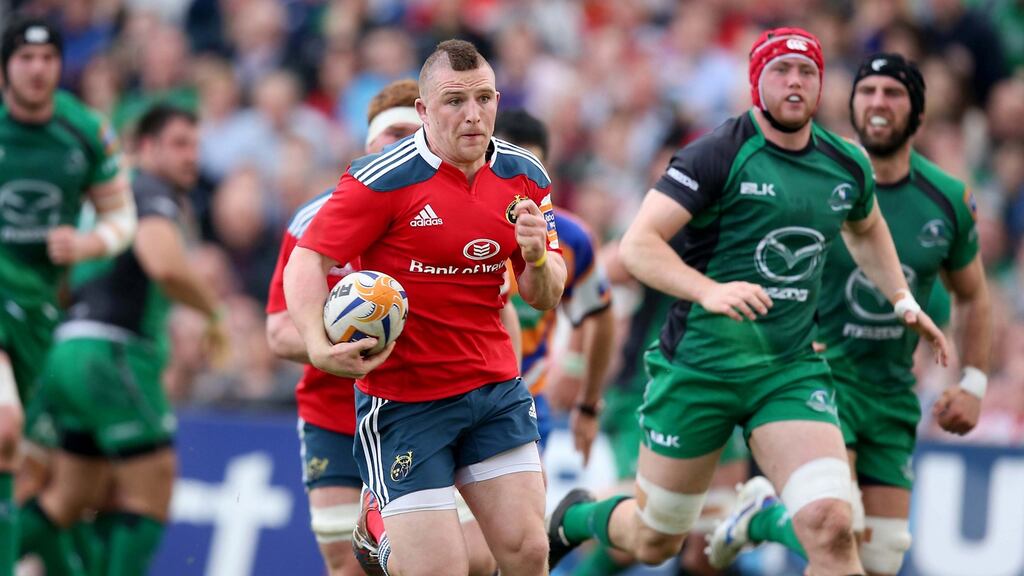 Looking back on that one match I played with a mohawk I’m not quite sure what I was thinking. Photo: Billy Stickland/Inpho
