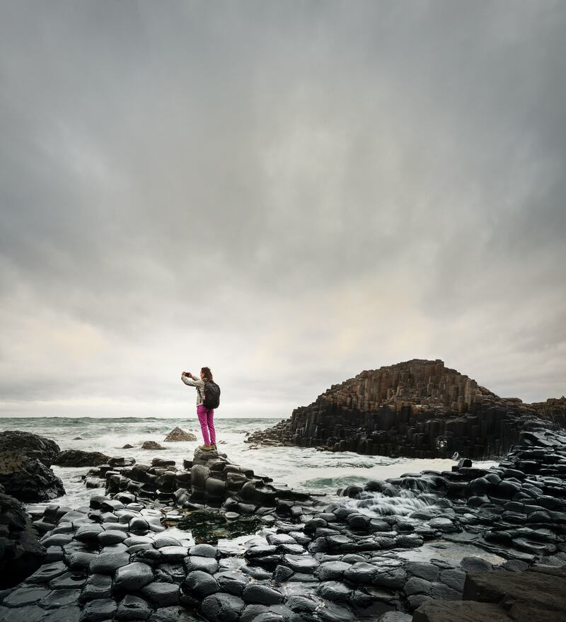Capturing the beauty of the Giant's Causeway. Photograph: AJ Watt/Getty Images