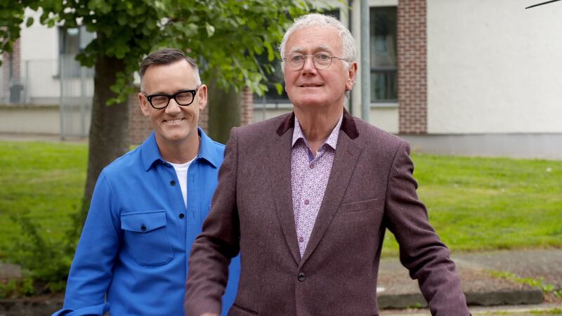 Brendan Courtney goes poking around the former homes of eight more celebrities in the new series of Keys to My Life, and first up is actor Bryan Murray. Photograph: RTÉ
