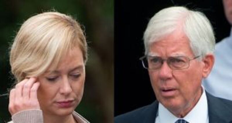 Molly Martens  and her father Thomas Martens pictured during their trial in 2017. Photographs: Donnie Roberts/The Dispatch