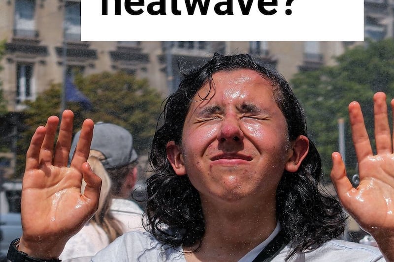 How is Paris coping in the heatwave?