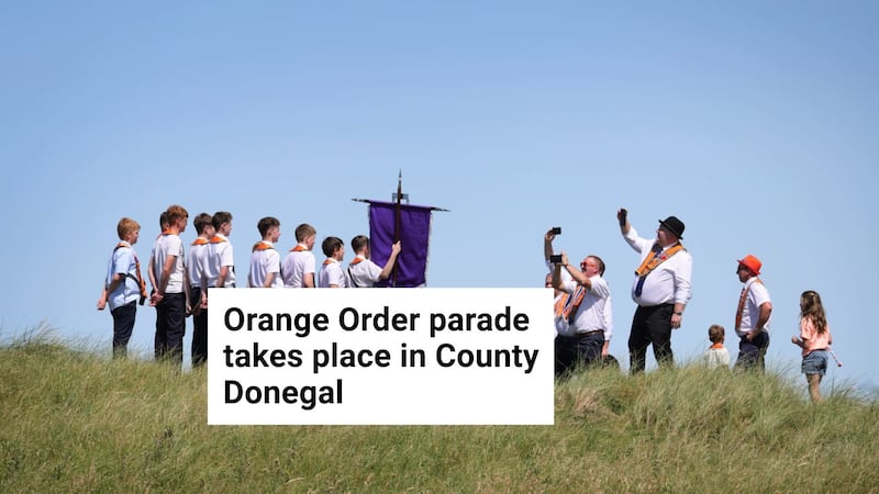Orange Order parade takes place in County Donegal