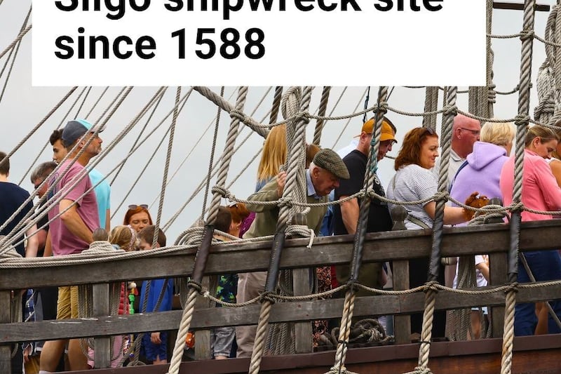 First Spanish galleon crew to visit Armada Sligo shipwreck site since 1588