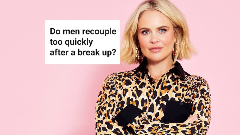 Do men recouple too quickly after a break up?