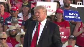 Trump returns to rally stage and hints at 2024 White House run