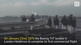 The Boeing 747 celebrates 50 years of commercial flights