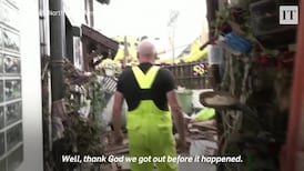 German floods: returning home to survey the damage