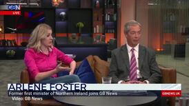 Former first minister of Northern Ireland, Arlene Foster, joins GB News